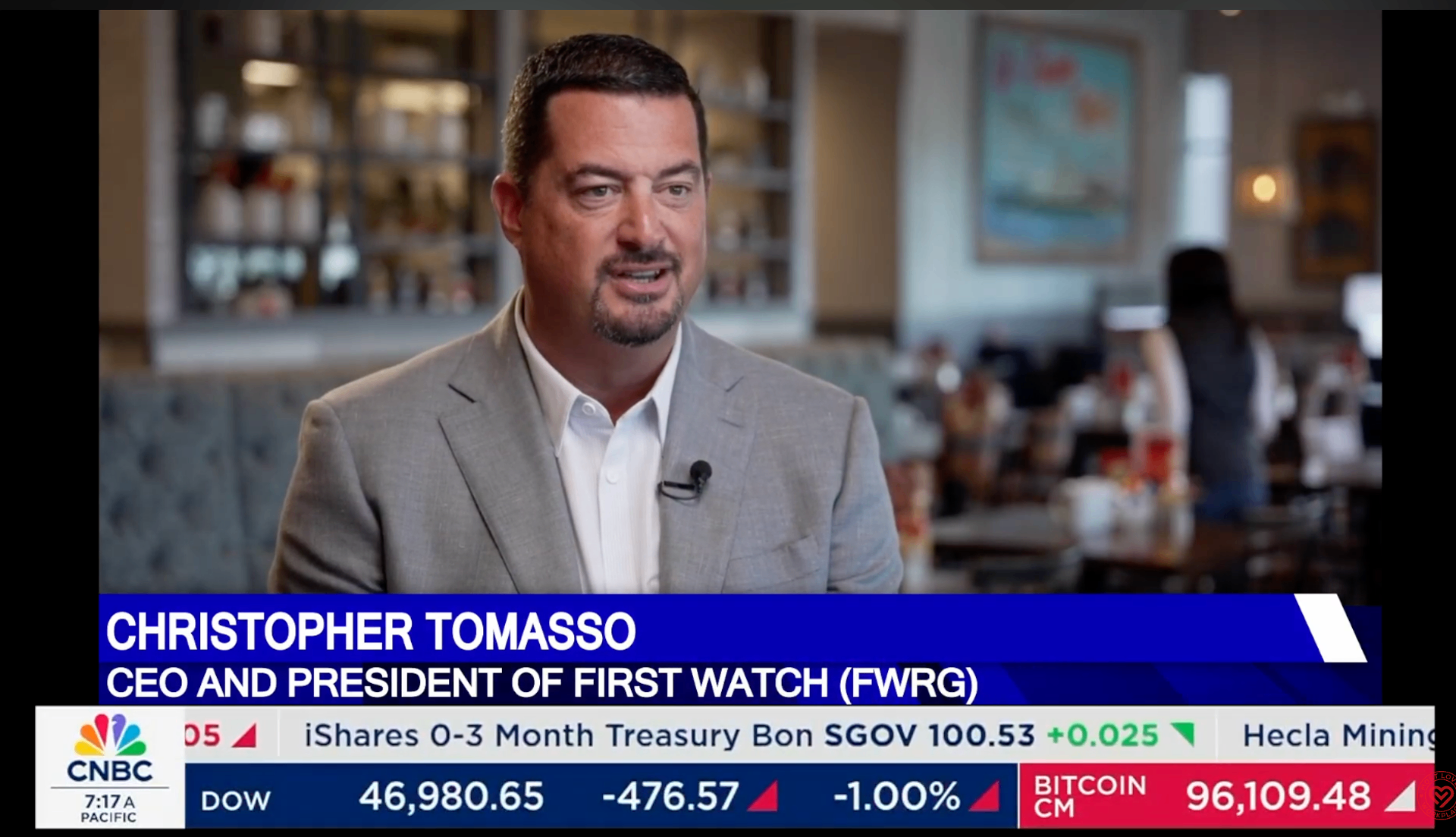 Christopher Tomasso, CEO of First Watch (FWRG), on CNBC